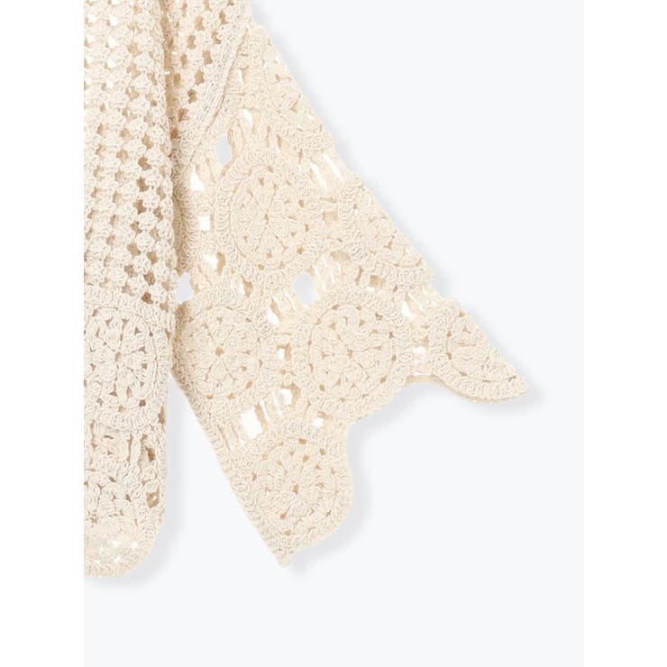 クロシェ柄編みカーディガン | LUDIC PARK | 詳細画像13 