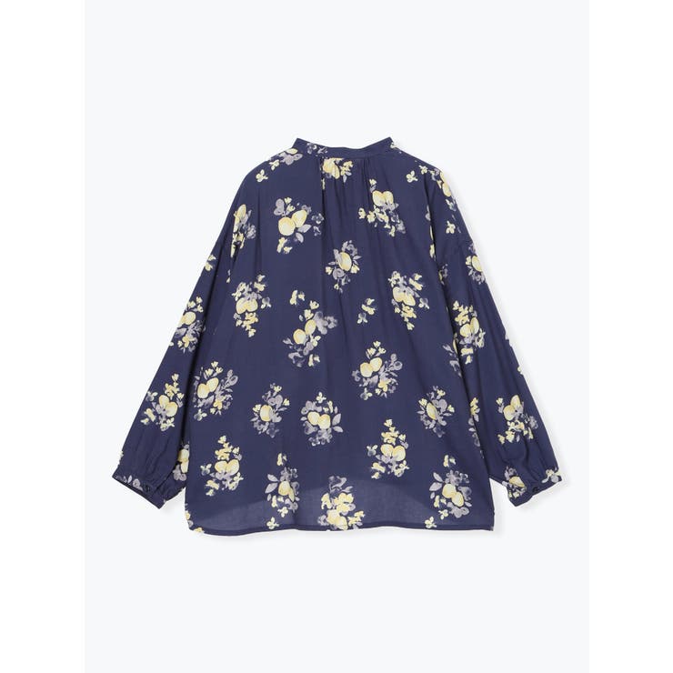 水彩プリントバンドカラーブラウス | LUDIC PARK | 詳細画像2 