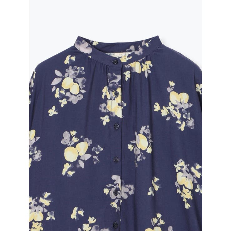 水彩プリントバンドカラーブラウス | LUDIC PARK | 詳細画像3 