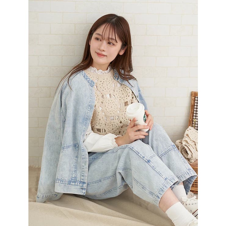 カラーデニムブルゾン | LUDIC PARK | 詳細画像11 