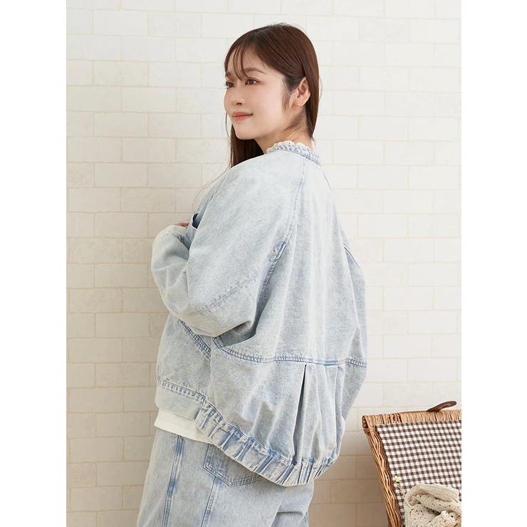 カラーデニムブルゾン | LUDIC PARK | 詳細画像13 