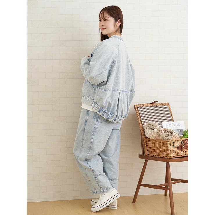 カラーデニムブルゾン | LUDIC PARK | 詳細画像18 