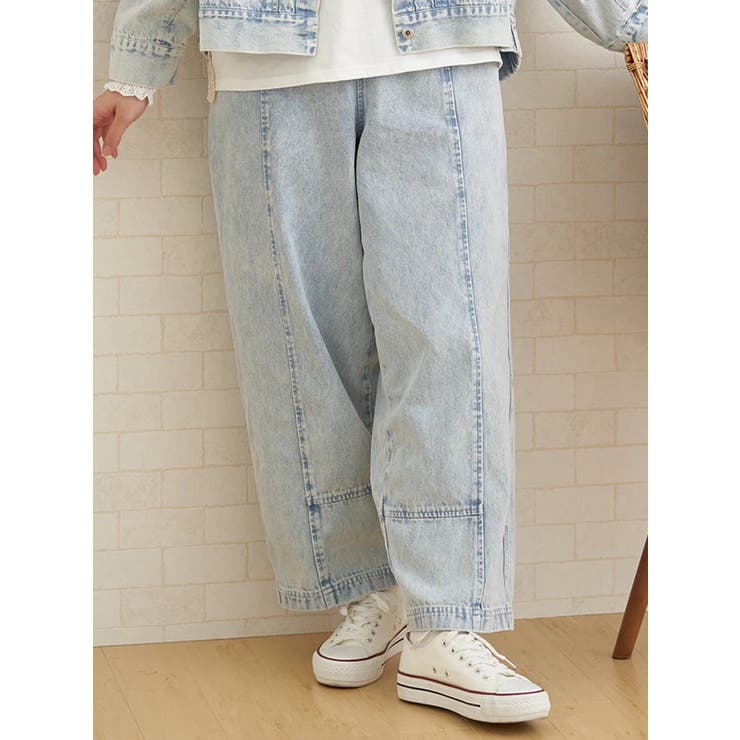 カラーデニムコクーンパンツ | LUDIC PARK | 詳細画像1 