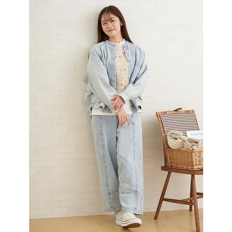 カラーデニムコクーンパンツ | LUDIC PARK | 詳細画像25 