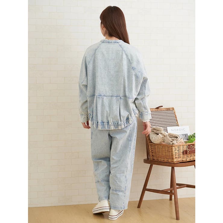 カラーデニムコクーンパンツ | LUDIC PARK | 詳細画像27 