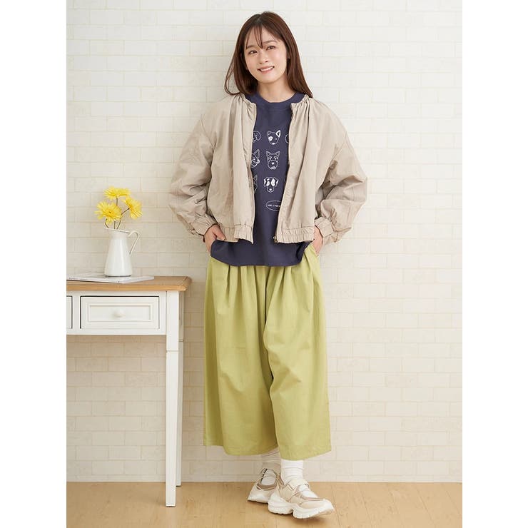 撥水ノーカラーギャザーブルゾン | LUDIC PARK | 詳細画像6 