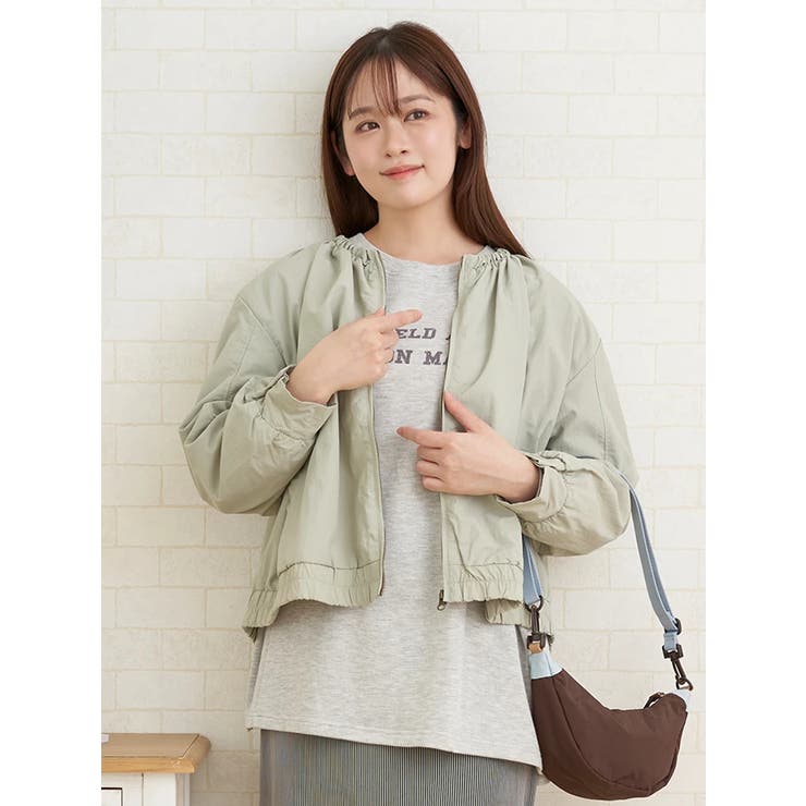 撥水ノーカラーギャザーブルゾン | LUDIC PARK | 詳細画像10 