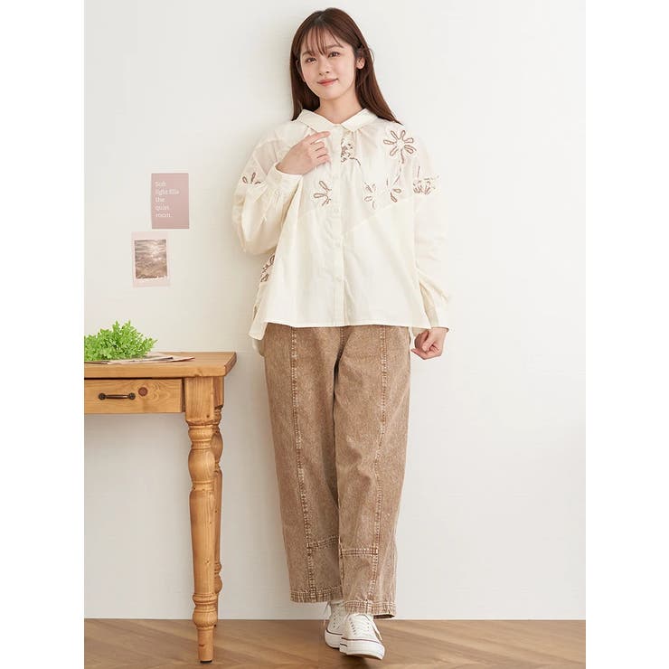 フラワーモチーフ衿付きブラウス | LUDIC PARK | 詳細画像6 