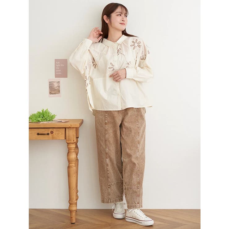 フラワーモチーフ衿付きブラウス | LUDIC PARK | 詳細画像7 