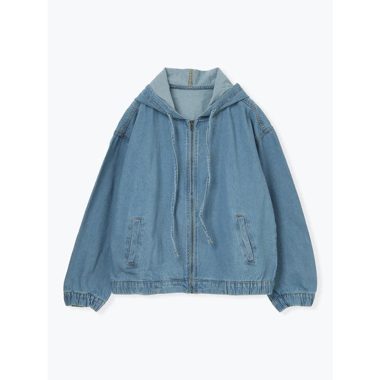 フードデニムブルゾン | LUDIC PARK | 詳細画像6 