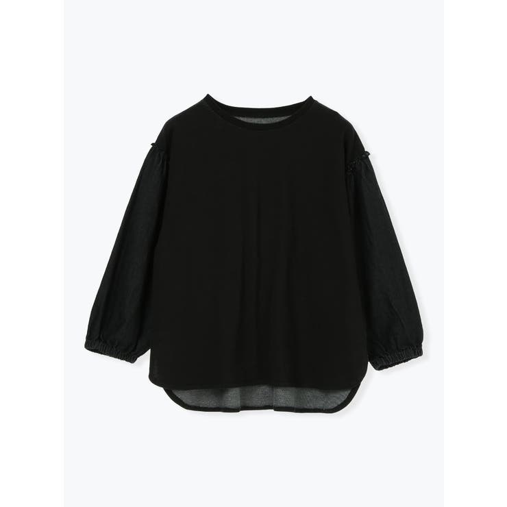 黒 | インディゴ異素材プルオーバー | LUDIC PARK