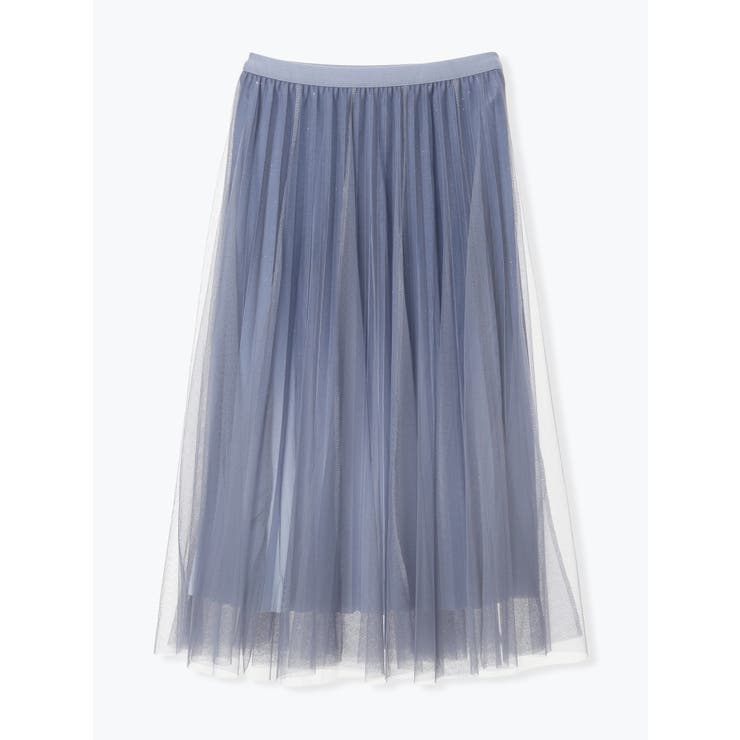 グラデーションラメチュールロングスカート | LUDIC PARK | 詳細画像1 