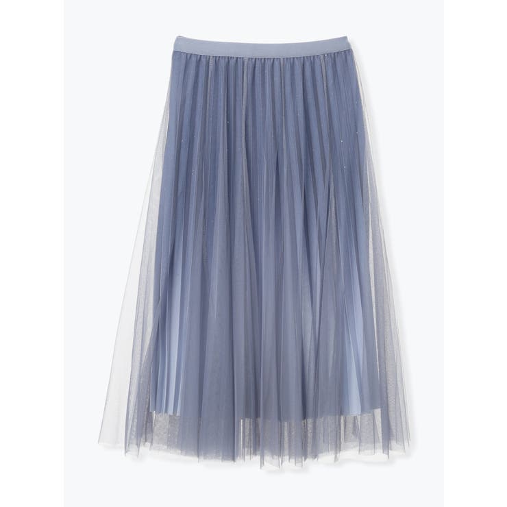 グラデーションラメチュールロングスカート | LUDIC PARK | 詳細画像2 