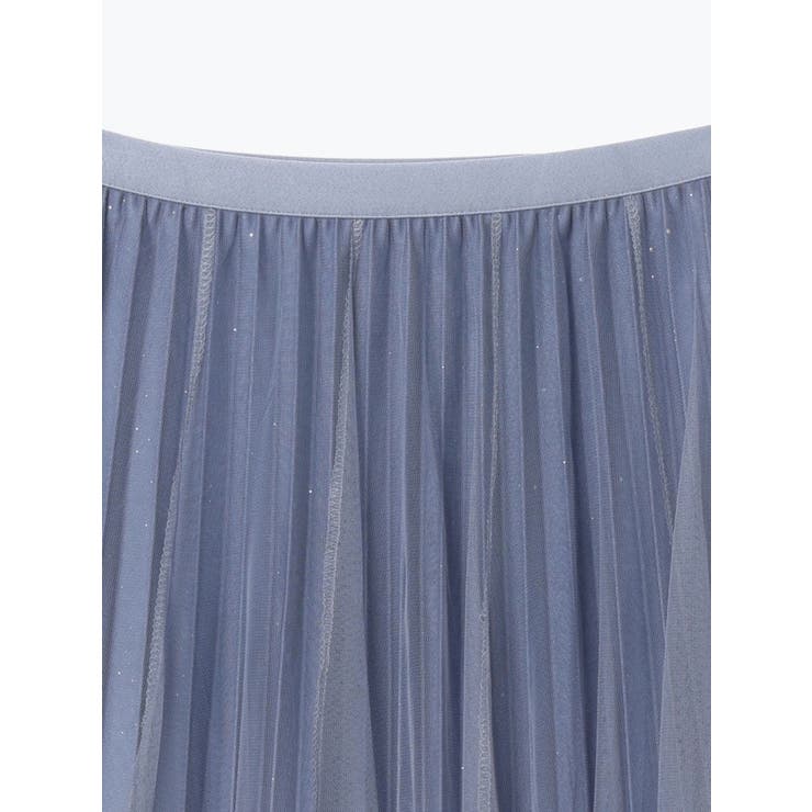 グラデーションラメチュールロングスカート | LUDIC PARK | 詳細画像3 