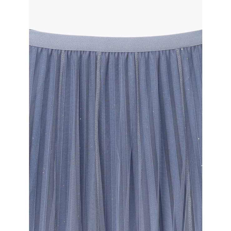 グラデーションラメチュールロングスカート | LUDIC PARK | 詳細画像6 