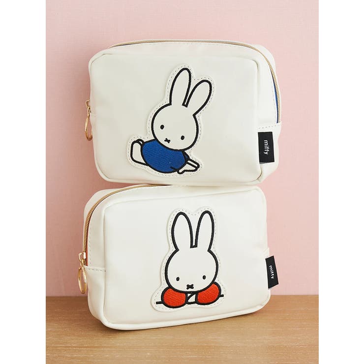 miffy スクエアポーチ レッド【ミッフィー】 | LUDIC PARK | 詳細画像2 