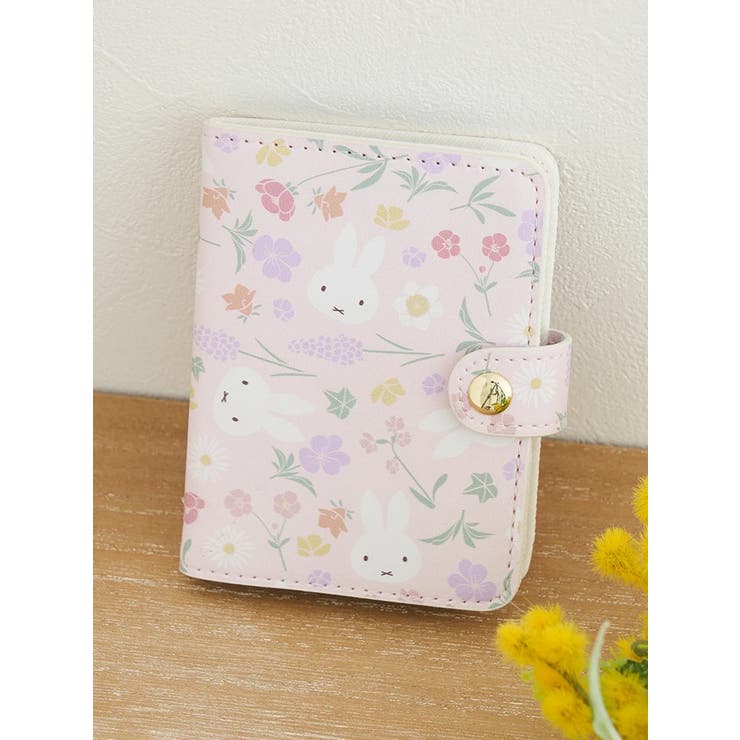 - | miffy フローラル柄 カードケース ピンク【ミッフィー】 | LUDIC PARK