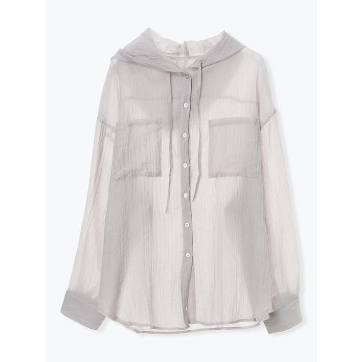 グレー | フードシアービックシャツ | LUDIC PARK