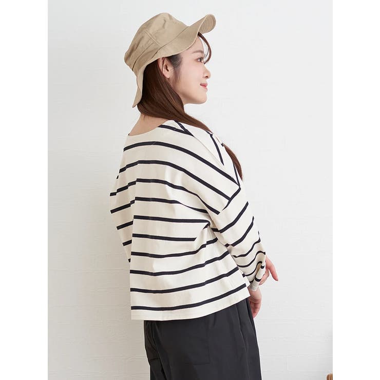 バスクボーダーロングスリーブTシャツ | LUDIC PARK | 詳細画像3 