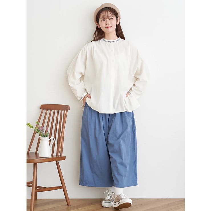 ルーズシルエットツイルタックパンツ | LUDIC PARK | 詳細画像14 