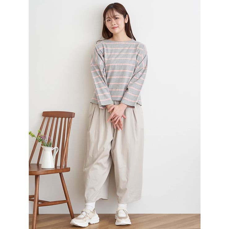 ルーズシルエットツイルタックパンツ | LUDIC PARK | 詳細画像23 