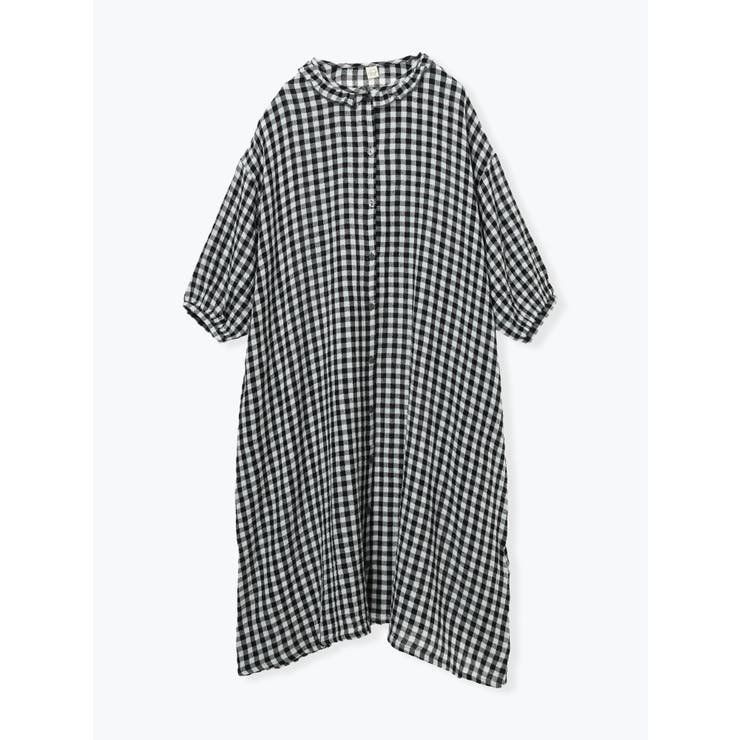 黒 | ダブルガーゼフリルワンピース | LUDIC PARK