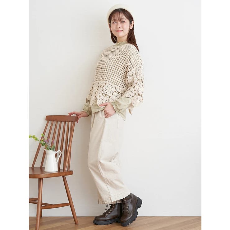 裾プリーツパンツ | LUDIC PARK | 詳細画像8 