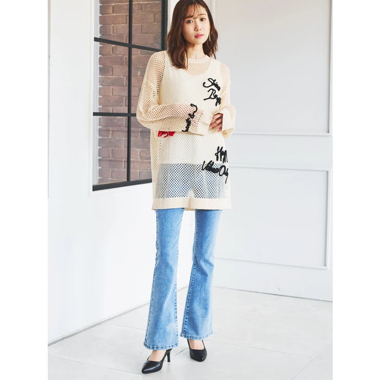 メッシュランダムロゴプルオーバー | LUDIC PARK | 詳細画像5 