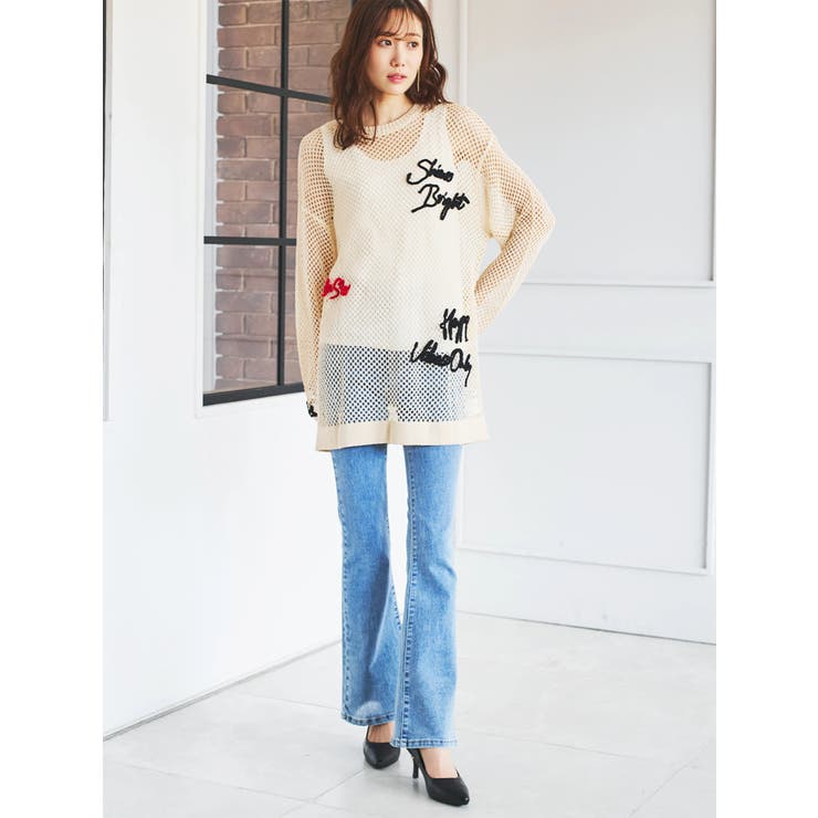 メッシュランダムロゴプルオーバー | LUDIC PARK | 詳細画像7 