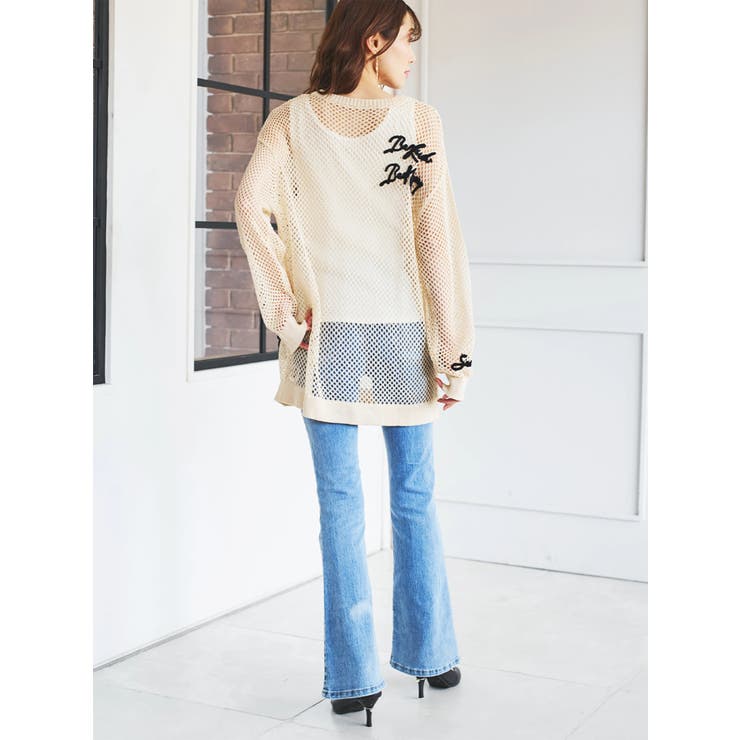 メッシュランダムロゴプルオーバー | LUDIC PARK | 詳細画像9 