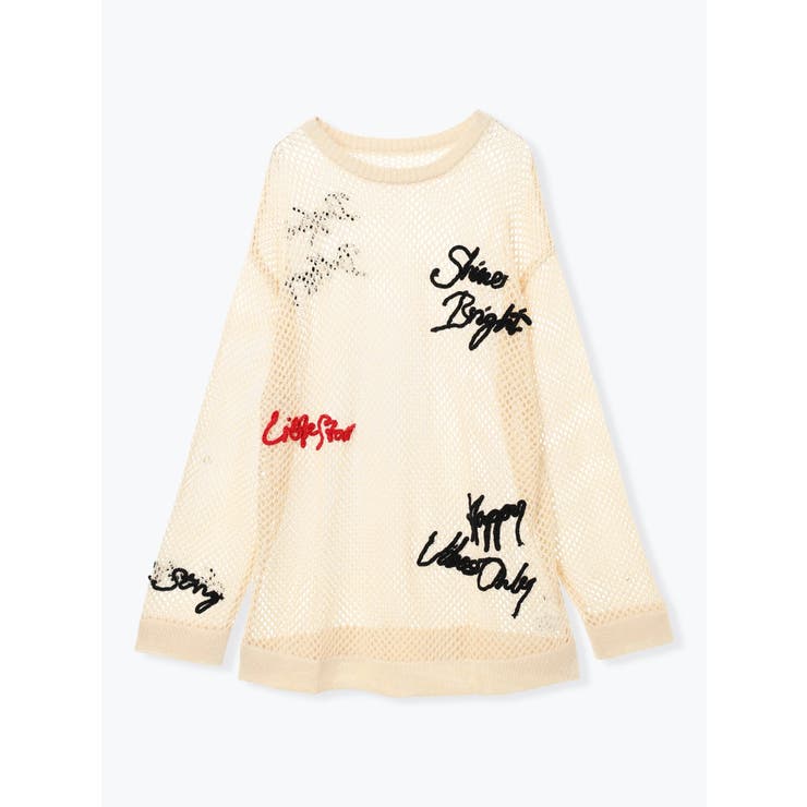 メッシュランダムロゴプルオーバー | LUDIC PARK | 詳細画像10 