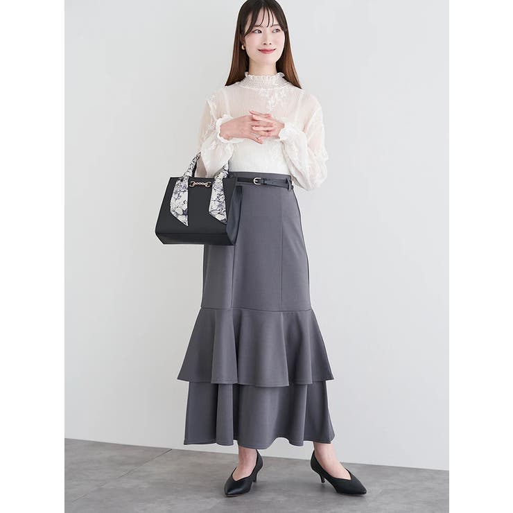 [2WAY]フェイクレザースカーフスクエアバッグ | LUDIC PARK | 詳細画像8 