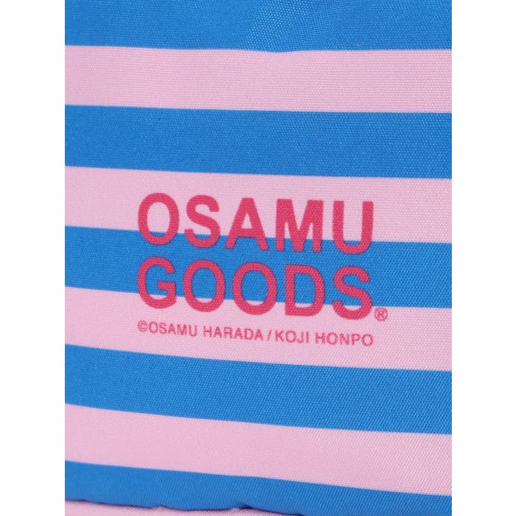 OSAMU GOODS ボーダー柄ケアポーチ ピンク | LUDIC PARK | 詳細画像5 