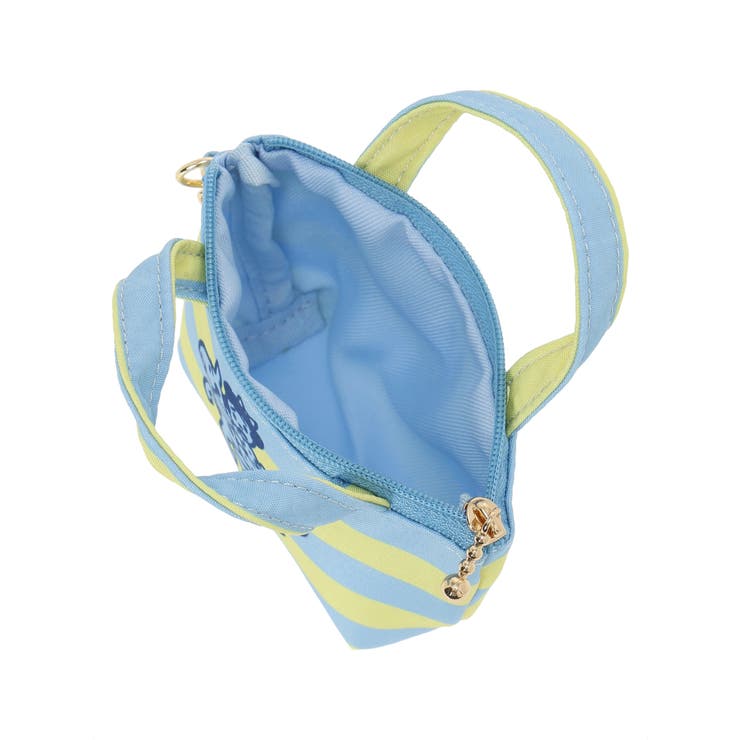 OSAMU GOODS ボーダー柄ミニトート型チャーム ブルー | LUDIC PARK | 詳細画像7 