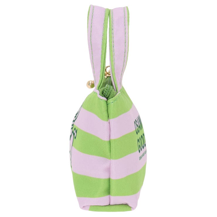 OSAMU GOODS ボーダー柄ミニトート型チャーム グリーン | LUDIC PARK | 詳細画像3 