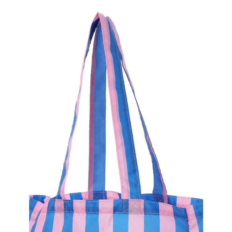 OSAMU GOODS ボーダー柄トートバッグ ピンク | LUDIC PARK | 詳細画像4 
