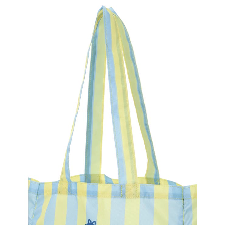 OSAMU GOODS ボーダー柄トートバッグ ブルー | LUDIC PARK | 詳細画像4 