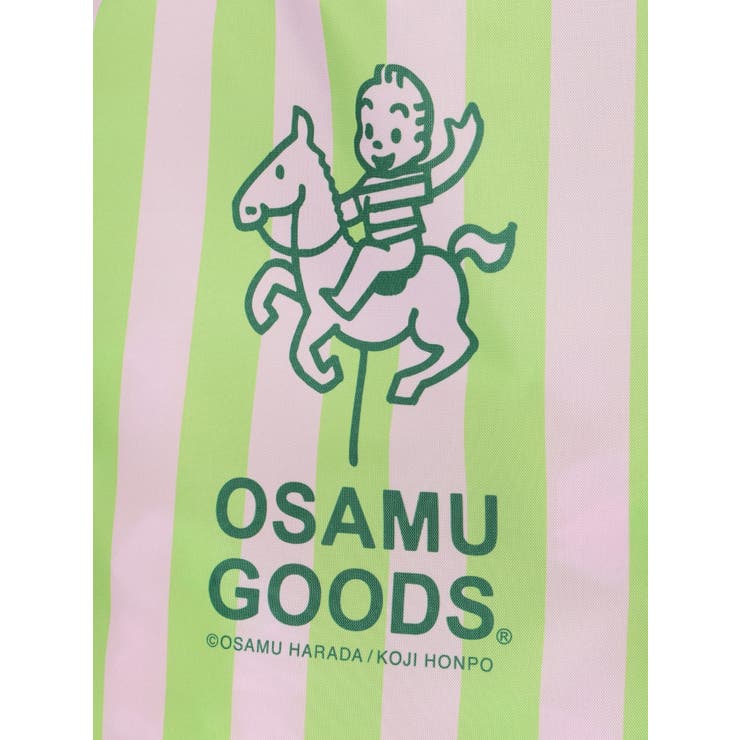 OSAMU GOODS ボーダー柄トートバッグ グリーン | LUDIC PARK | 詳細画像5 