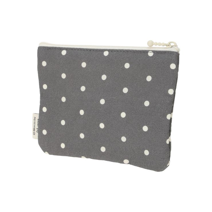 miffy ドット柄マスコットフラットポーチ グレー【ミッフィー】 | LUDIC PARK | 詳細画像2 