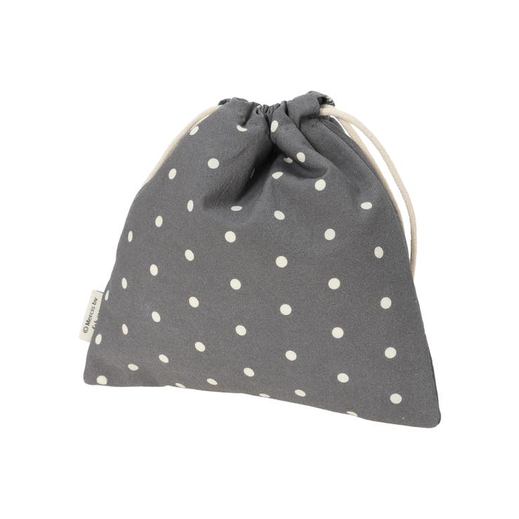 miffy ドット柄マスコット巾着ポーチ グレー【ミッフィー】 | LUDIC PARK | 詳細画像2 