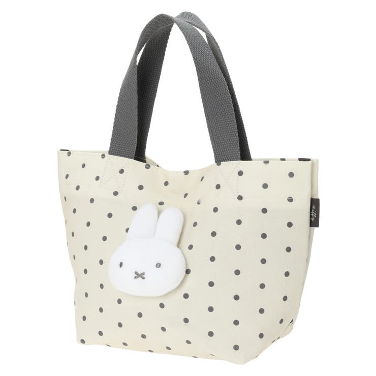 - | miffy ドット柄マスコット トートバッグ アイボリー【ミッフィー】 | LUDIC PARK