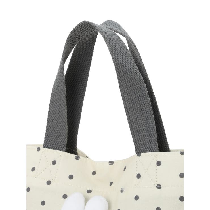 miffy ドット柄マスコット トートバッグ アイボリー【ミッフィー】 | LUDIC PARK | 詳細画像4 