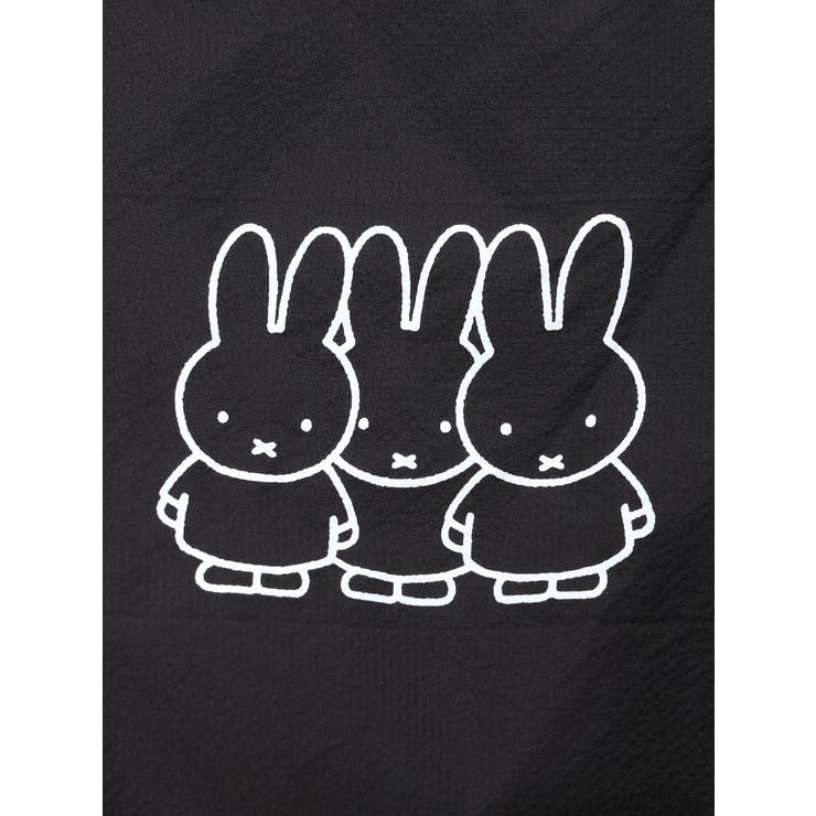 miffy フェイス型巾着袋付き エコバッグ ブラック【ミッフィー】 | LUDIC PARK | 詳細画像4 