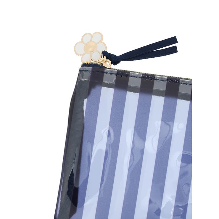 miffy ストライプ柄ミニフラットポーチ ネイビー【ミッフィー】 | LUDIC PARK | 詳細画像3 