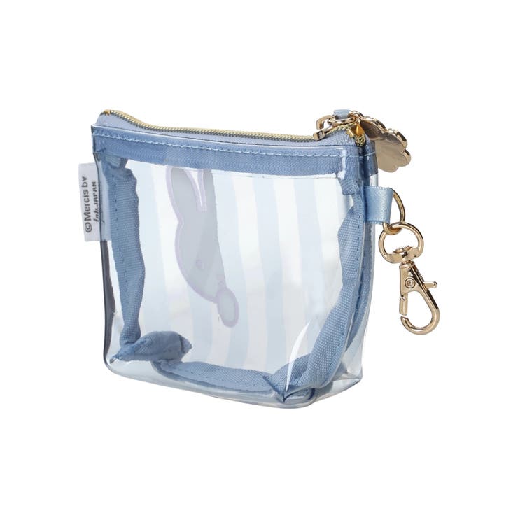 miffy ストライプ柄ミニ台形ポーチ ブルー【ミッフィー】 | LUDIC PARK | 詳細画像2 