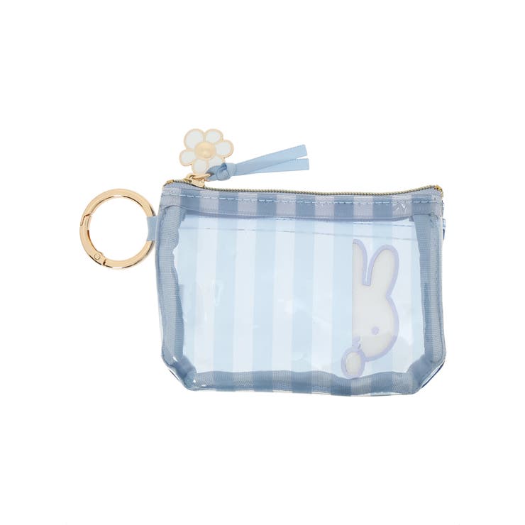 miffy ストライプ柄パスケース ブルー【ミッフィー】 | LUDIC PARK | 詳細画像1 