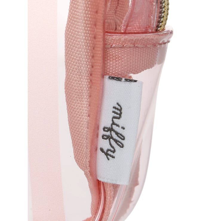 miffy ストライプ柄スクエアポーチ ピンク【ミッフィー】 | LUDIC PARK | 詳細画像5 