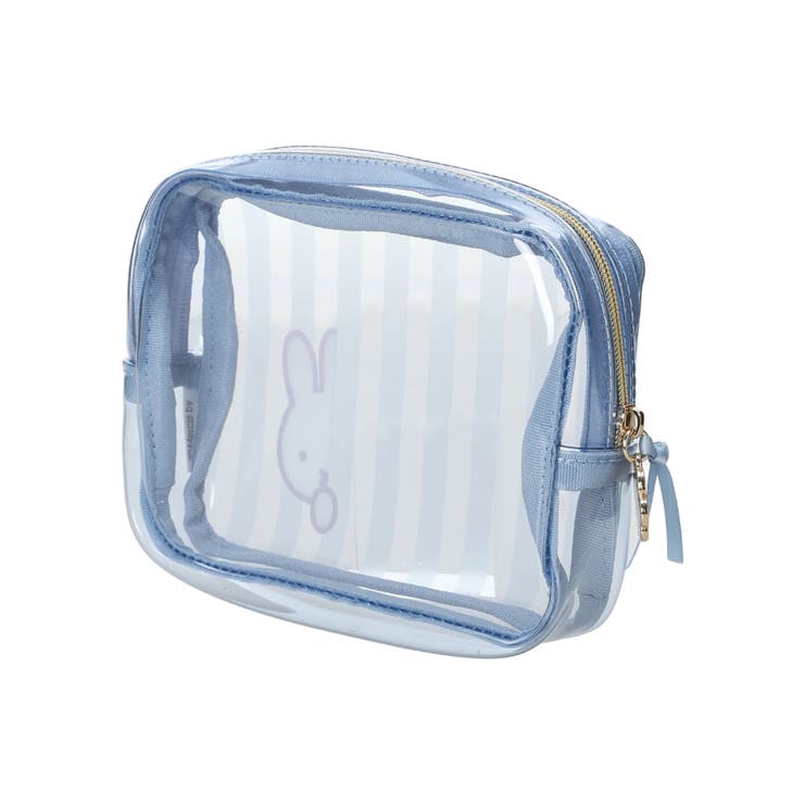 miffy ストライプ柄スクエアポーチ ブルー【ミッフィー】 | LUDIC PARK | 詳細画像2 