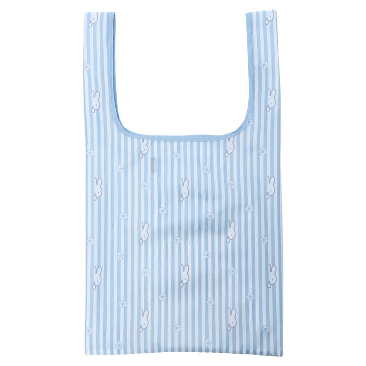 miffy ストライプ柄 エコバッグ ブルー【ミッフィー】 | LUDIC PARK | 詳細画像1 