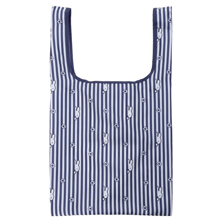 miffy ストライプ柄 エコバッグ ネイビー【ミッフィー】 | LUDIC PARK | 詳細画像2 